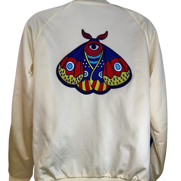 Adidas Originals Moth embroidered Superstar bomber Jacket - Picture 2 of 7